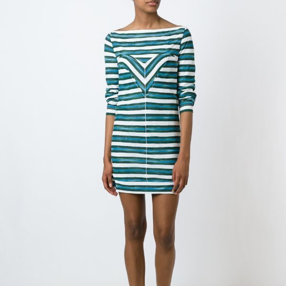 Authentic Louis Vuitton stripped dress